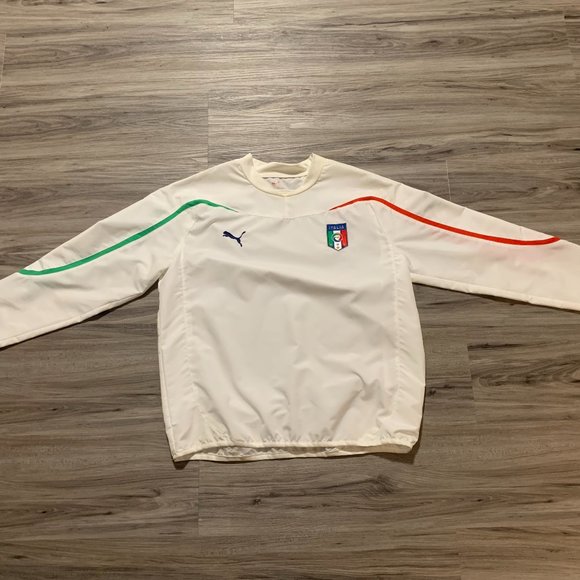 Puma Other - ⭐2/$20 Puma | Men's XL Italy Italia Soccer Practice Jersey Sweater from the 90's